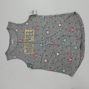 Marvel Shirt Gray Superhero Graphic Tank Top Girls